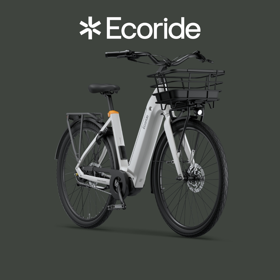  Nyheter! ECORIDE ELCYKLAR >