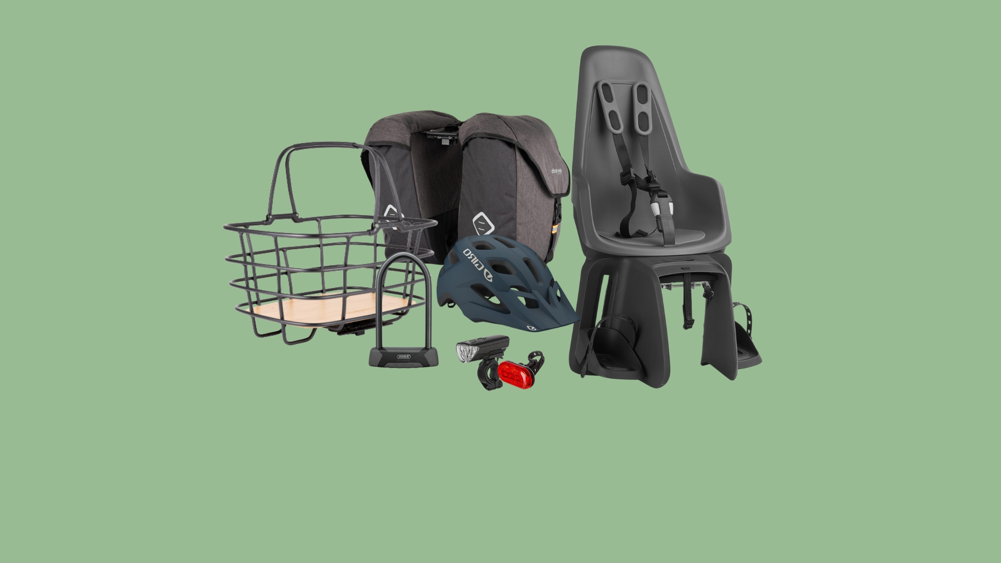 Tillbehör Hjälmar, Belysning, Lås, Väskor, skärmar... Se mer >