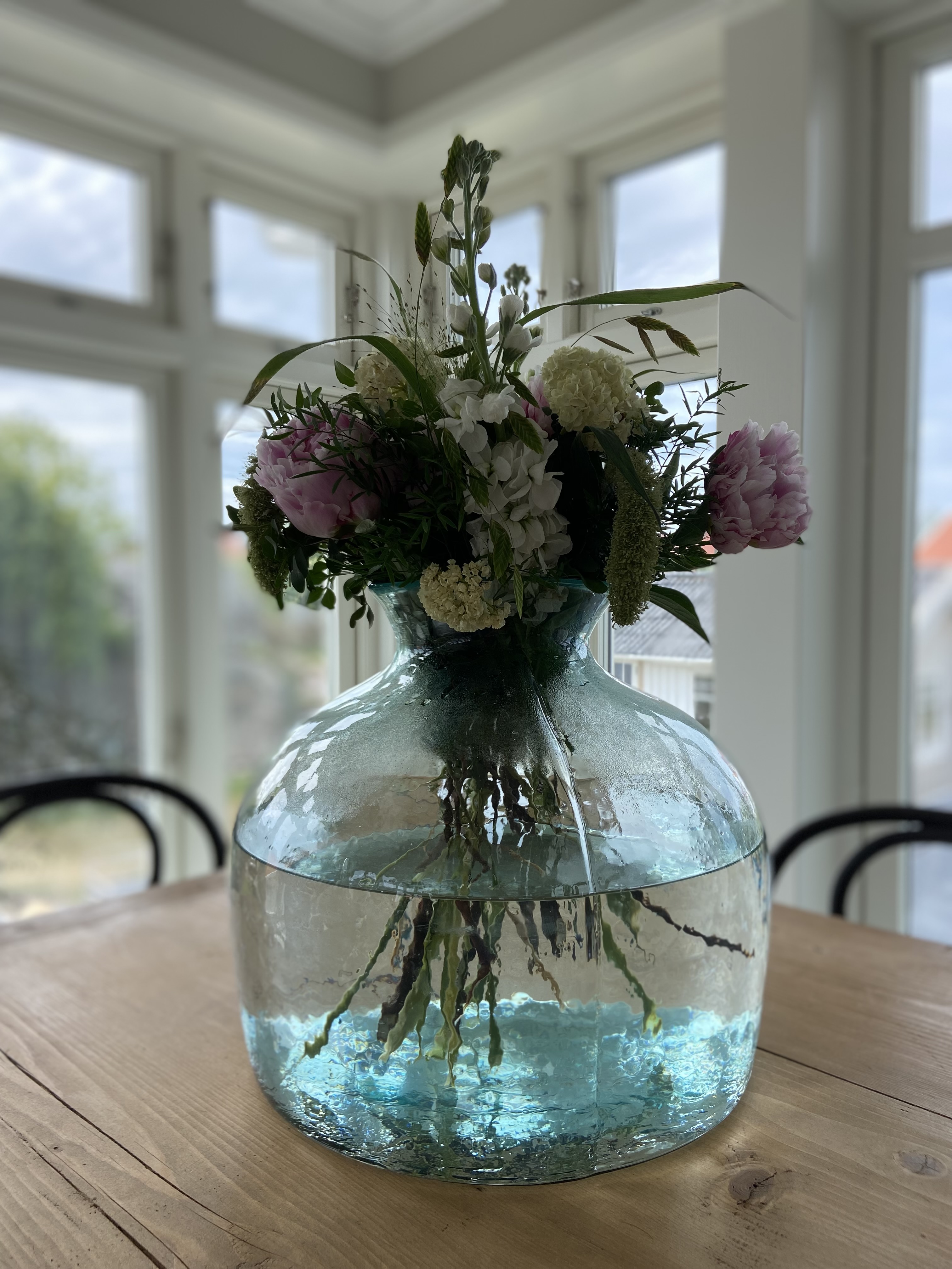 STOR GLASVAS