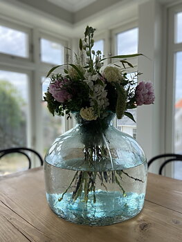 STOR GLASVAS