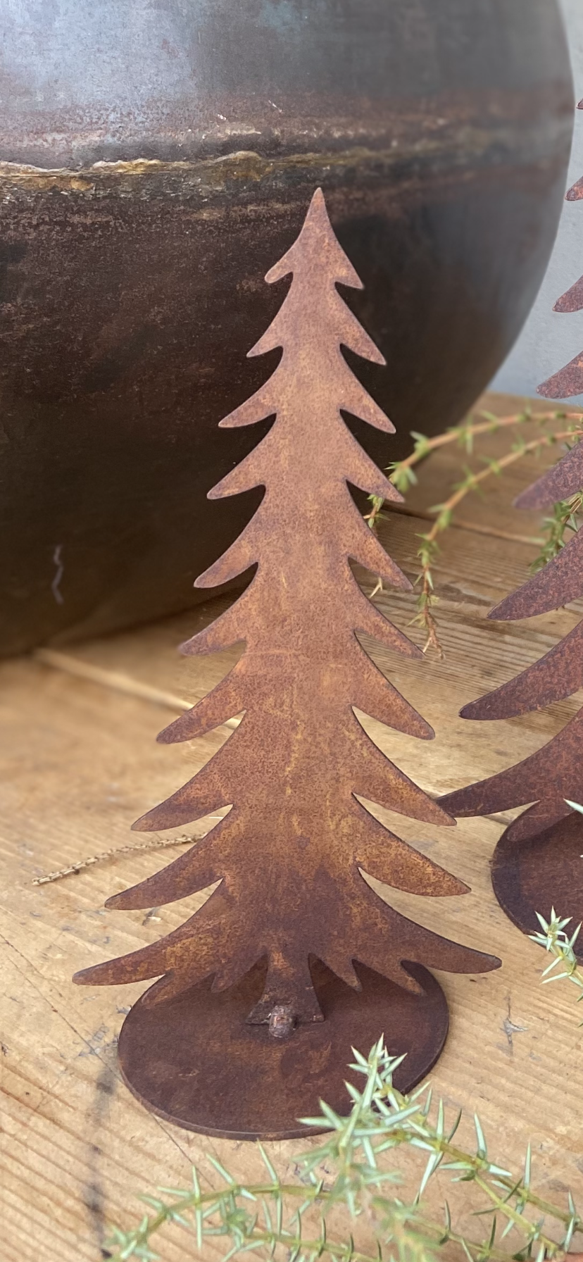 ROSTIG JULGRAN 17 CM - 2