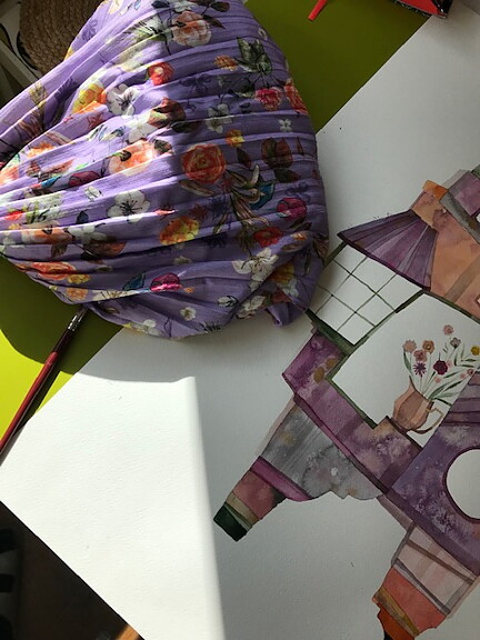 Akvarell "Miss Lili Apricot""