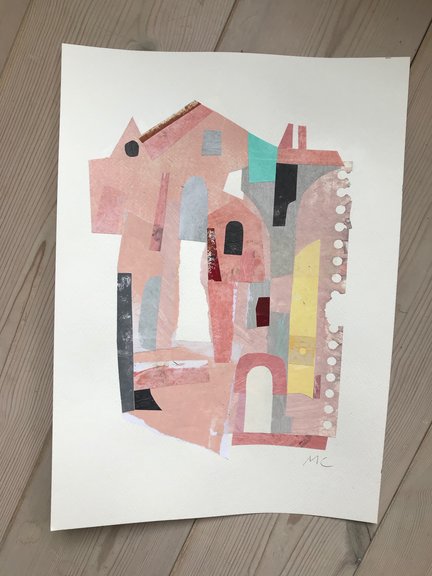 Collage "Terracotta house 3"