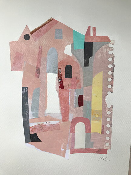 Collage "Terracotta house 3"