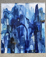 "Blues" tavla akryl orginal