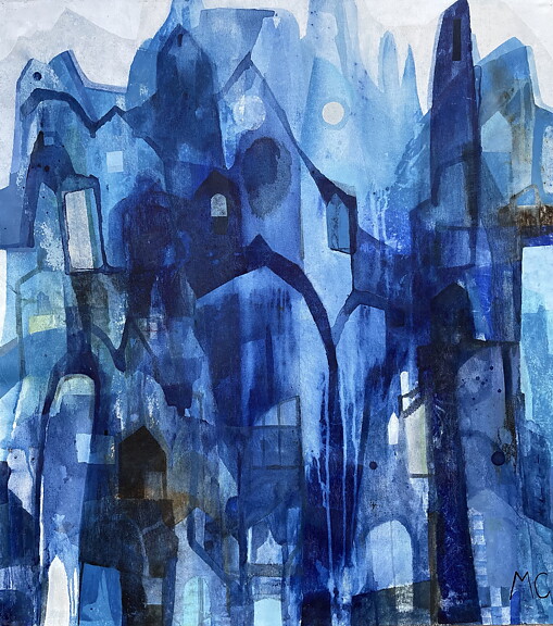 "Blues" tavla akryl orginal
