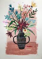 Såld! Collage "Dahlia"