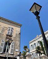 Såld! akvarell "Frankrike, Antibes" tavla orginal av Maria C Bernhardsson