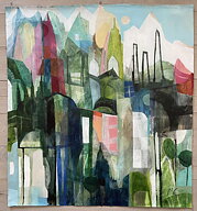 Såld! "Central Park NYC",  AKRYLTAVLA MÅLAD AV MARIA C BERNHARDSSON/ MC, ORGINAL