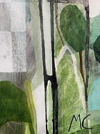 Såld! "Central Park NYC",  AKRYLTAVLA MÅLAD AV MARIA C BERNHARDSSON/ MC, ORGINAL