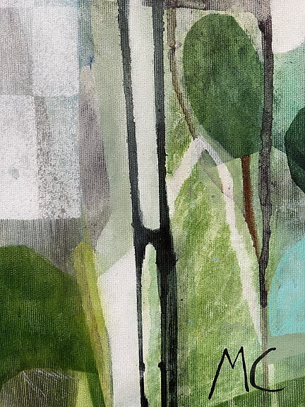 Såld! "Central Park NYC",  AKRYLTAVLA MÅLAD AV MARIA C BERNHARDSSON/ MC, ORGINAL