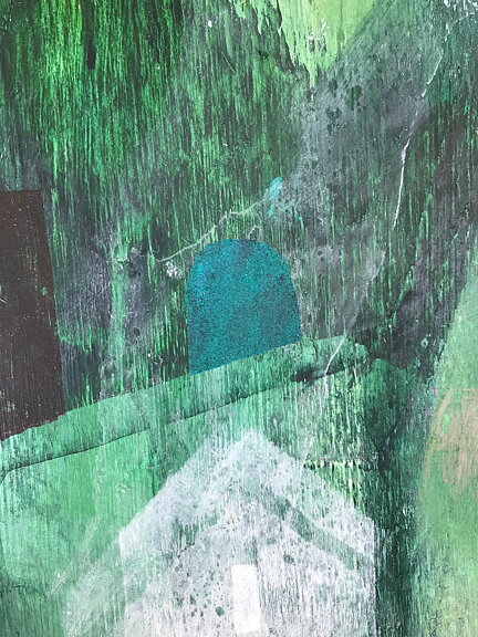 "Green Day 1", tavla akryl orginal