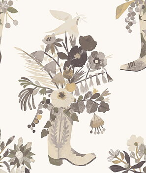 "Howdy / Laura", beige