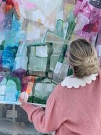 Såld! "Coloré", tavla akryl orginal