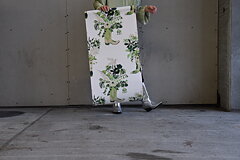 "Howdy / Jolene", green, wallpaper/ tapet
