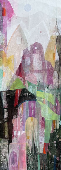 "Rainbow 2", tavla akryl orginal