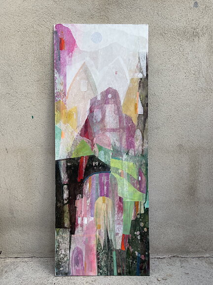 "Rainbow 2", tavla akryl orginal