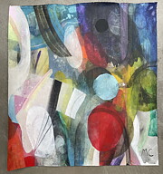 "Happyland" Akryltavla målad av Maria C Bernhardsson/ MC, orginal