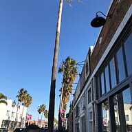 Såld! akvarell "Venice beach" tavla orginal