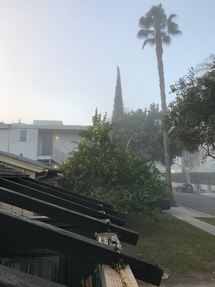 Såld!  akvarell  "Morning in LA" tavla orginal
