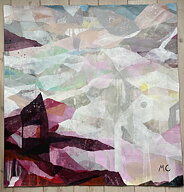 "Huset vid havet", AKRYLTAVLA på duk/canvas. MÅLAD AV MARIA C BERNHARDSSON/ MC, ORGINAL