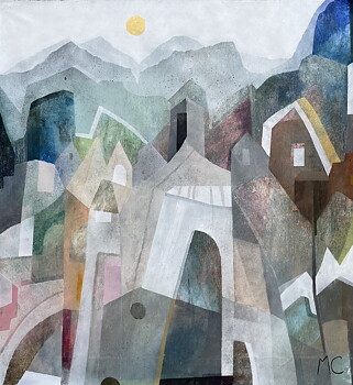 "Antibes" tavla akryl orginal