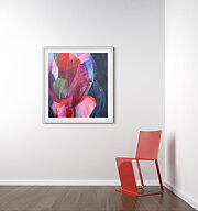”French tulips 1”. AKRYLTAVLA MÅLAD AV MARIA C BERNHARDSSON / MC