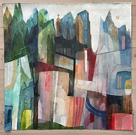 Såld "A night in Barcelona" Akryltavla målad av Maria C Bernhardsson/ MC, orginal