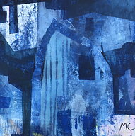 Blue 1, tavla akryl orginal