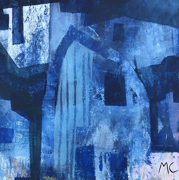 Blue 1, tavla akryl orginal