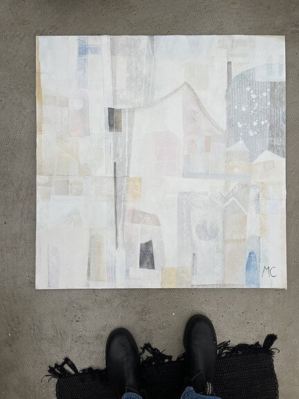 "House of light 1" AKRYLTAVLA MÅLAD AV MARIA C BERNHARDSSON, ORGINAL