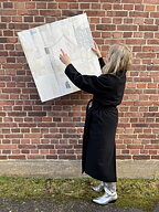 "House of light 1" AKRYLTAVLA MÅLAD AV MARIA C BERNHARDSSON, ORGINAL