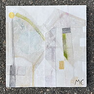 "White light 3" AKRYLTAVLA MÅLAD AV MARIA C BERNHARDSSON/ MC, ORGINAL