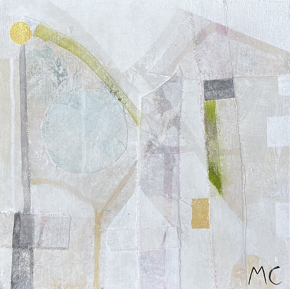 "White light 3" AKRYLTAVLA MÅLAD AV MARIA C BERNHARDSSON/ MC, ORGINAL