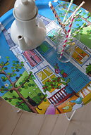 Slutsåld! Bricka "Solskenshus" 49cm från Dixie AB