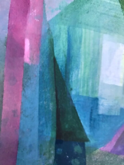 "Los Angeles and the desert 2" tavla akryl original