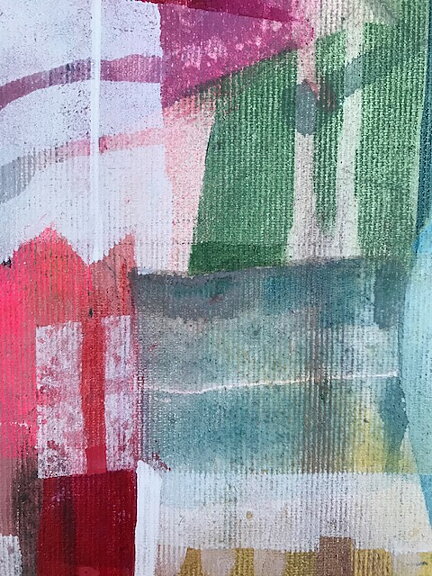 "Los Angeles and the desert 1" tavla akryl original