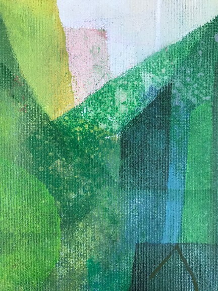 "Los Angeles and the desert 1" tavla akryl original