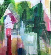 "Los Angeles and the desert 1" tavla akryl original