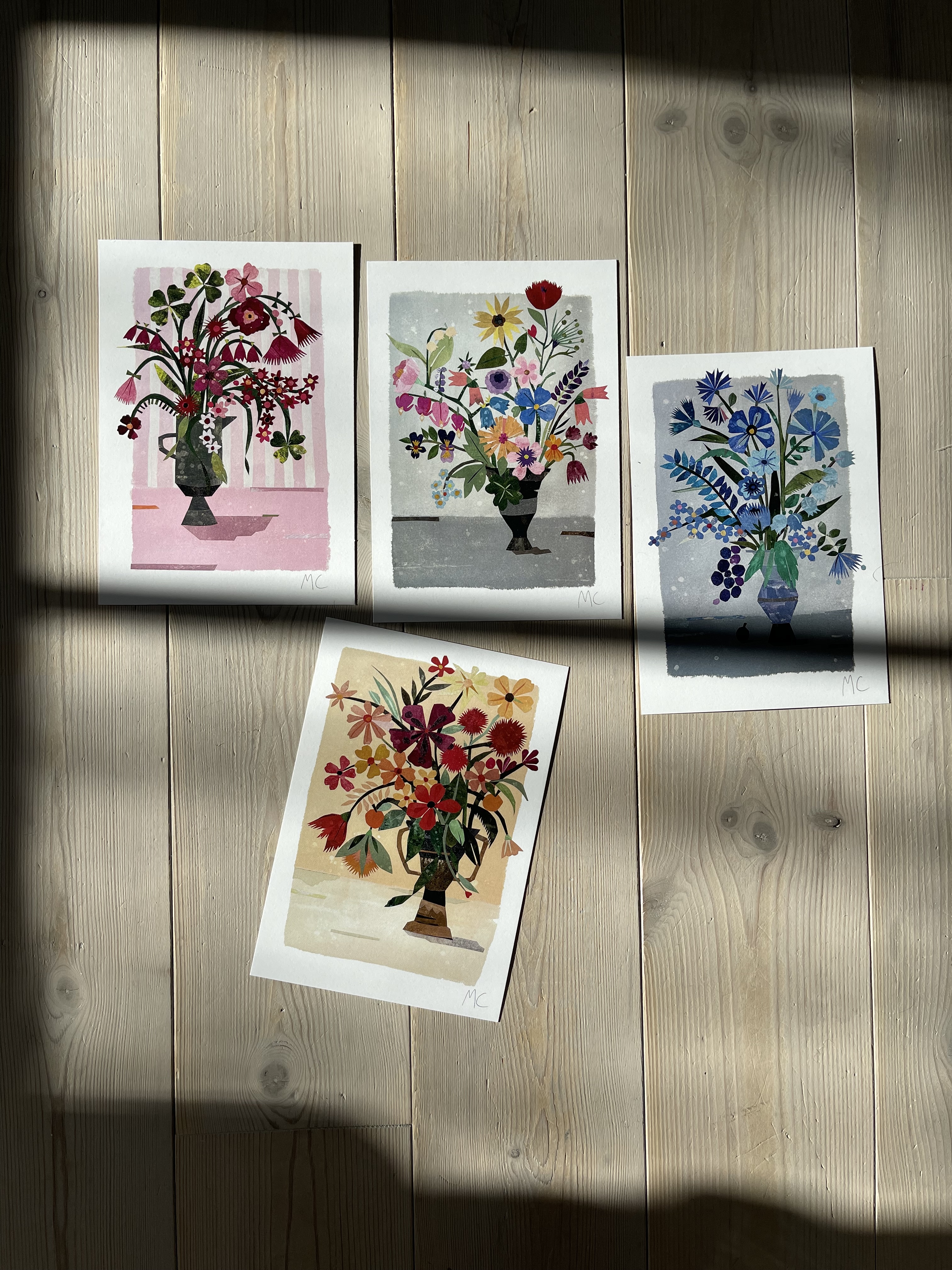 Vykort Blommor