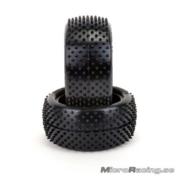 SCHUMACHER - Mezzo Yellow, 2&4WD Rear, Unglued, 1/10 Off Road, 1pair