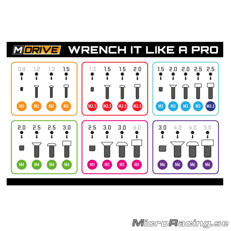 M-DRIVE - Driver Tip Hex 3.0x100mm - 2