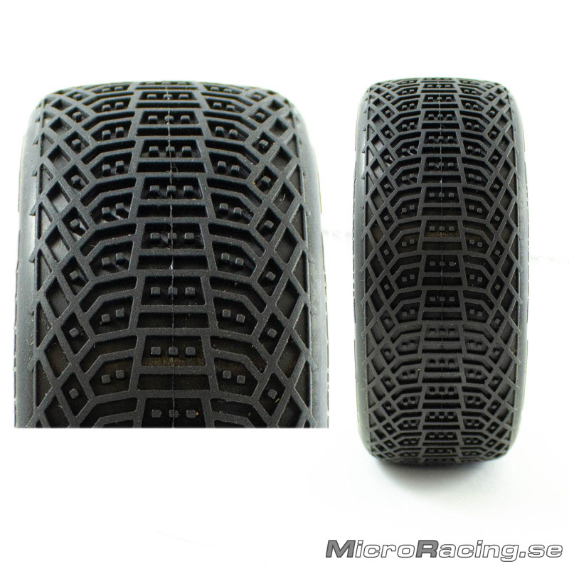 DEAL* PROCIRCUIT - I-Barrs V3 Soft, 1/8 Off Road, Preglued, Yellow Rim, 1pair