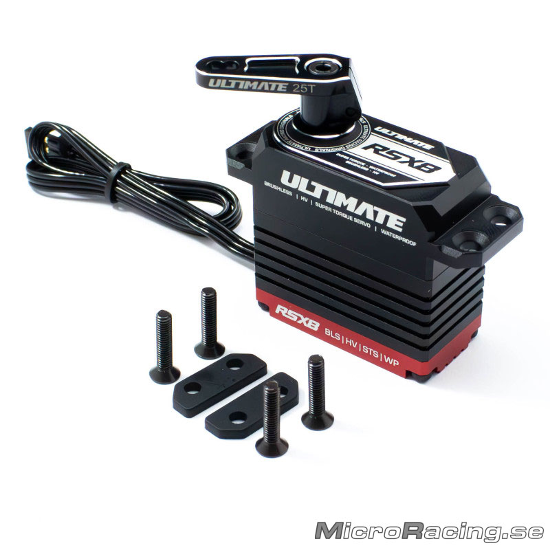 ULTIMATE - Servo RSX8 0.075s/37kg/8.4V with Stearing Servo Horn 25T - 4