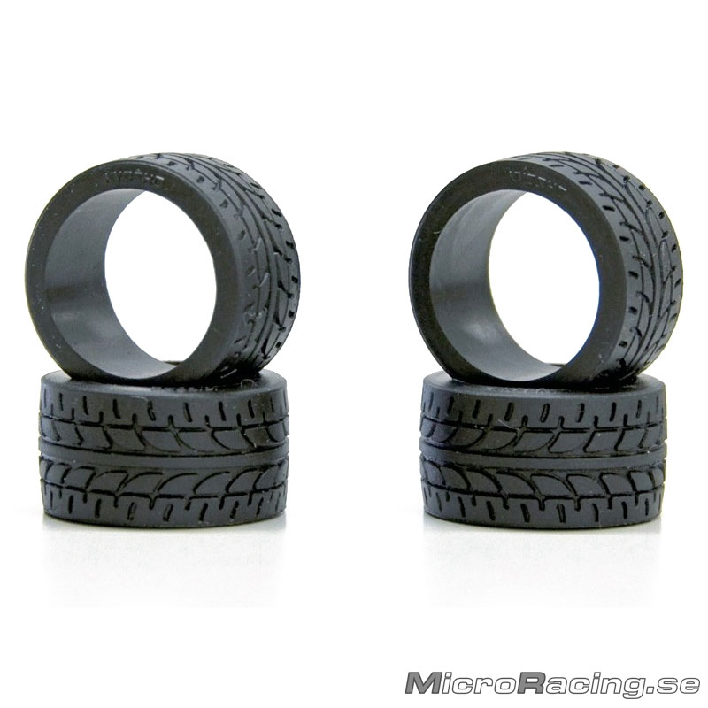 KYOSHO - MINI-Z Racing Radial Tires 30°, Rear, Wide, 2pairs