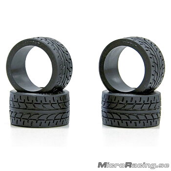 KYOSHO - MINI-Z Racing Radial Tires 20° Rear, Wide, 2pairs