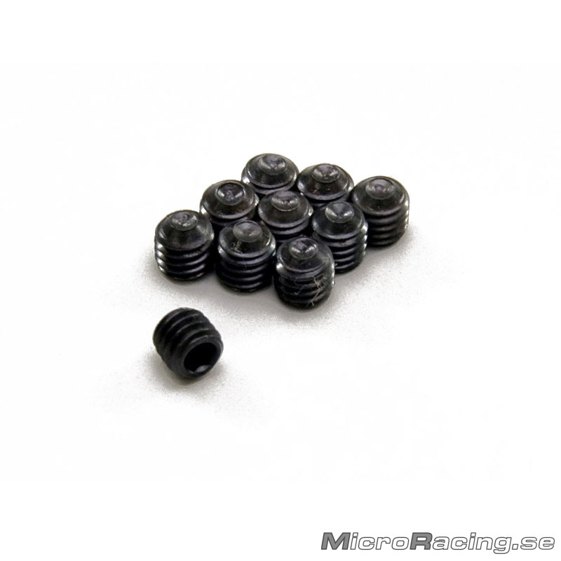 KYOSHO - M3x4mm Stopp Skruv, 10st