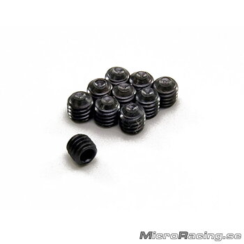 KYOSHO - M3x4mm Stopp Skruv, 10st