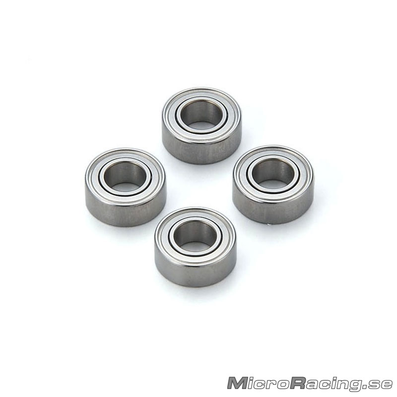 KYOSHO - 5x10x4mm Bearing, Metal Sealed, 4pcs (Replaces BRG001)