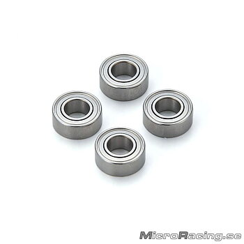KYOSHO - 5x10x4mm Bearing, Metal Sealed, 4pcs (Replaces BRG001)